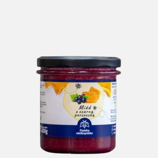 Miód z CZARNĄ PORZECZKĄ 420 g