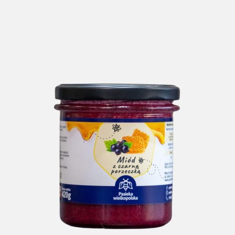 Miód z CZARNĄ PORZECZKĄ 420 g