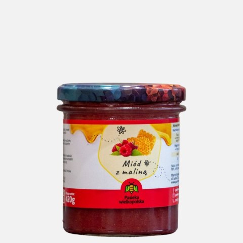 Miód z MALINĄ 420g