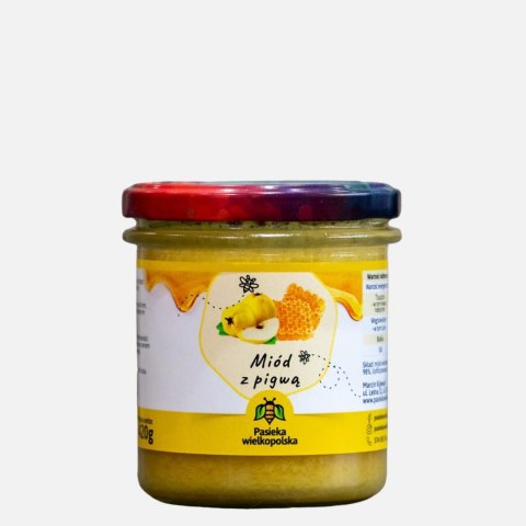 Miód z PIGWĄ 420g