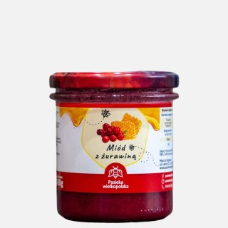 Miód z ŻURAWINĄ 420g