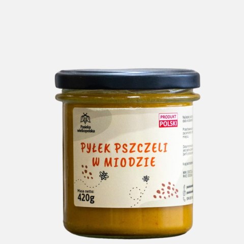 Pyłek pszczeli w miodzie 420g